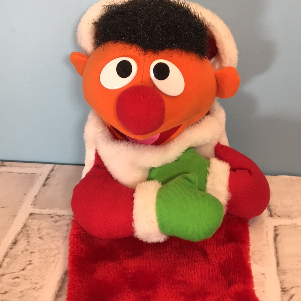 Ernie Christmas Stocking Sesame Street
